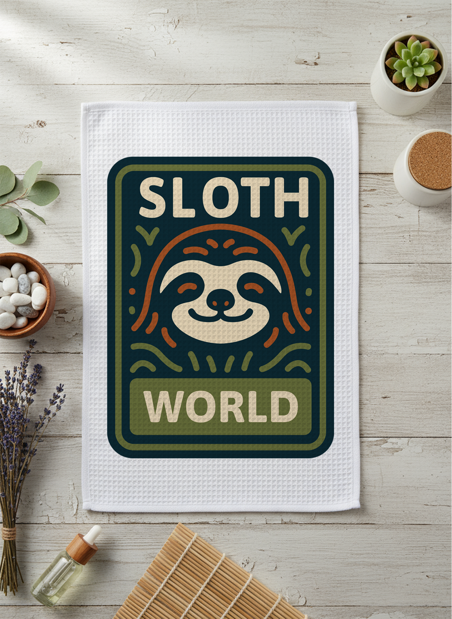 Official Sloth World - 16x28" Waffleweave Towel