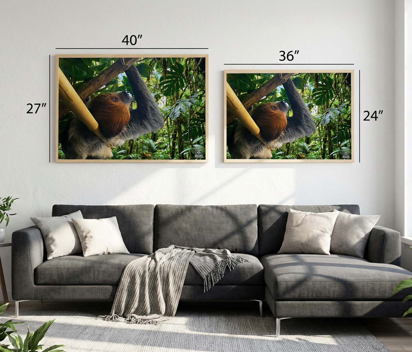 Deep Jungle Shade Print