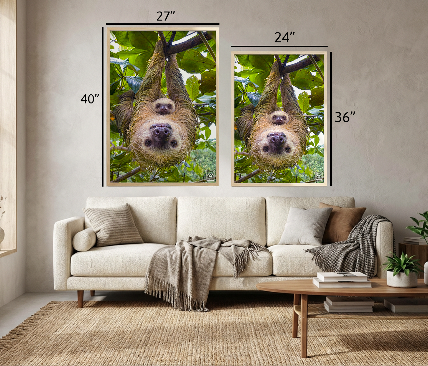 Rainforest Bond: Mother & Baby Print