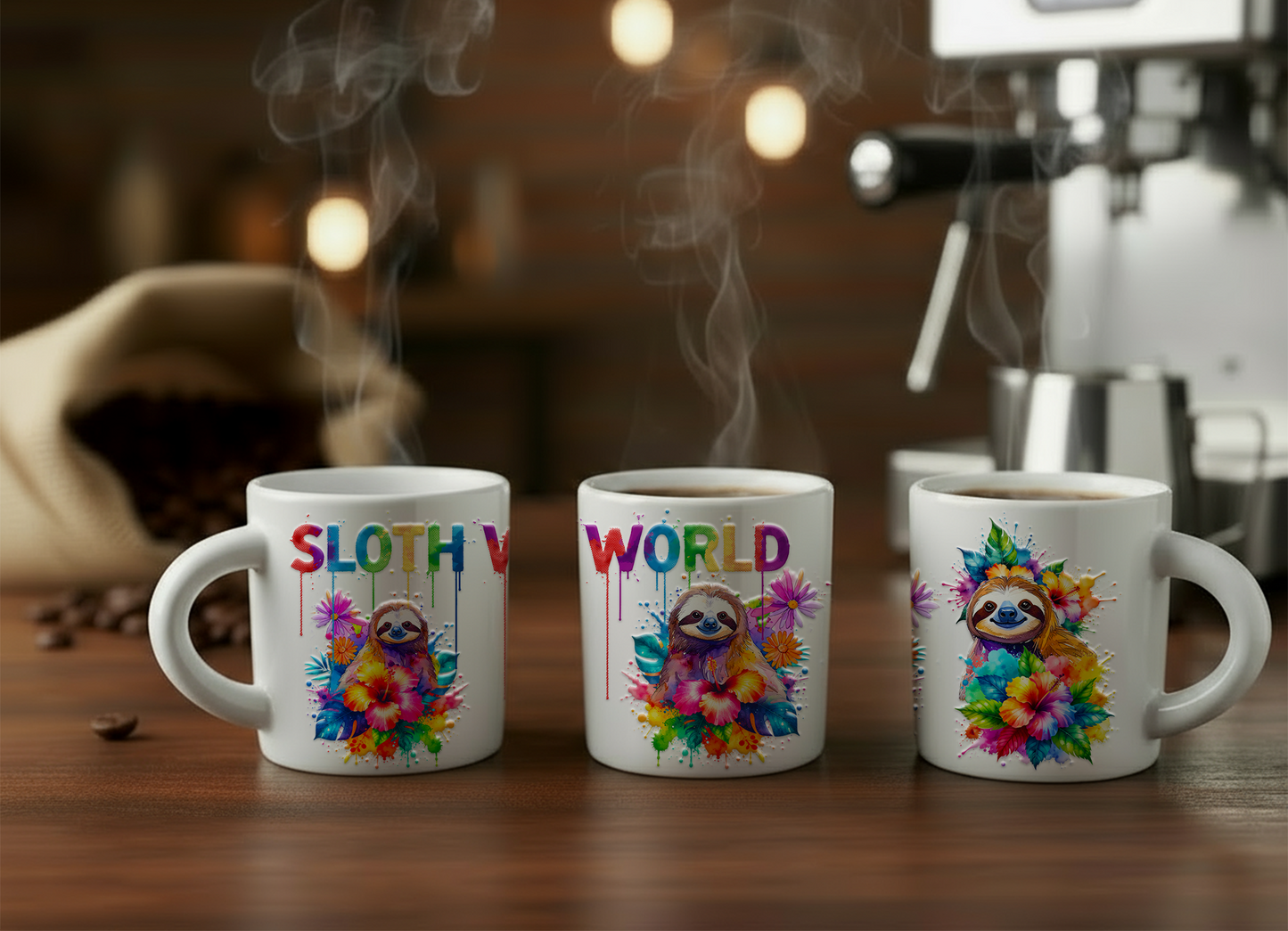 Happy Hues: 2oz Ceramic Espresso Mug