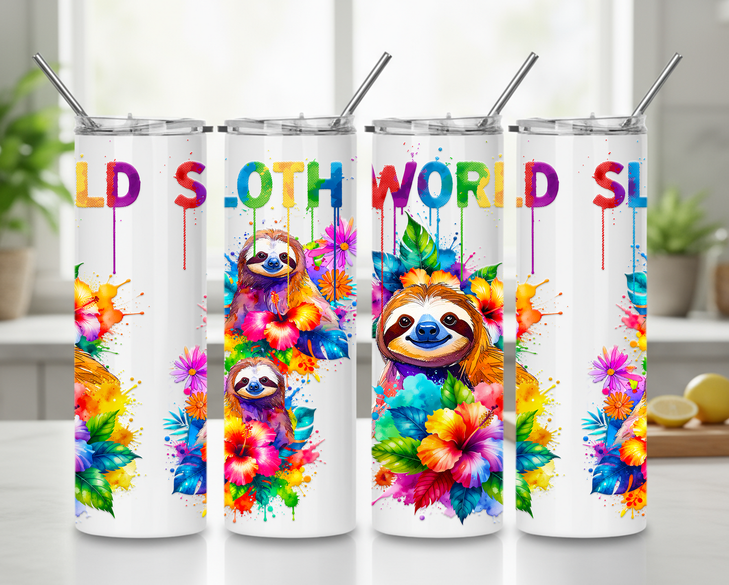 Happy Hues 30oz Steel Tumbler