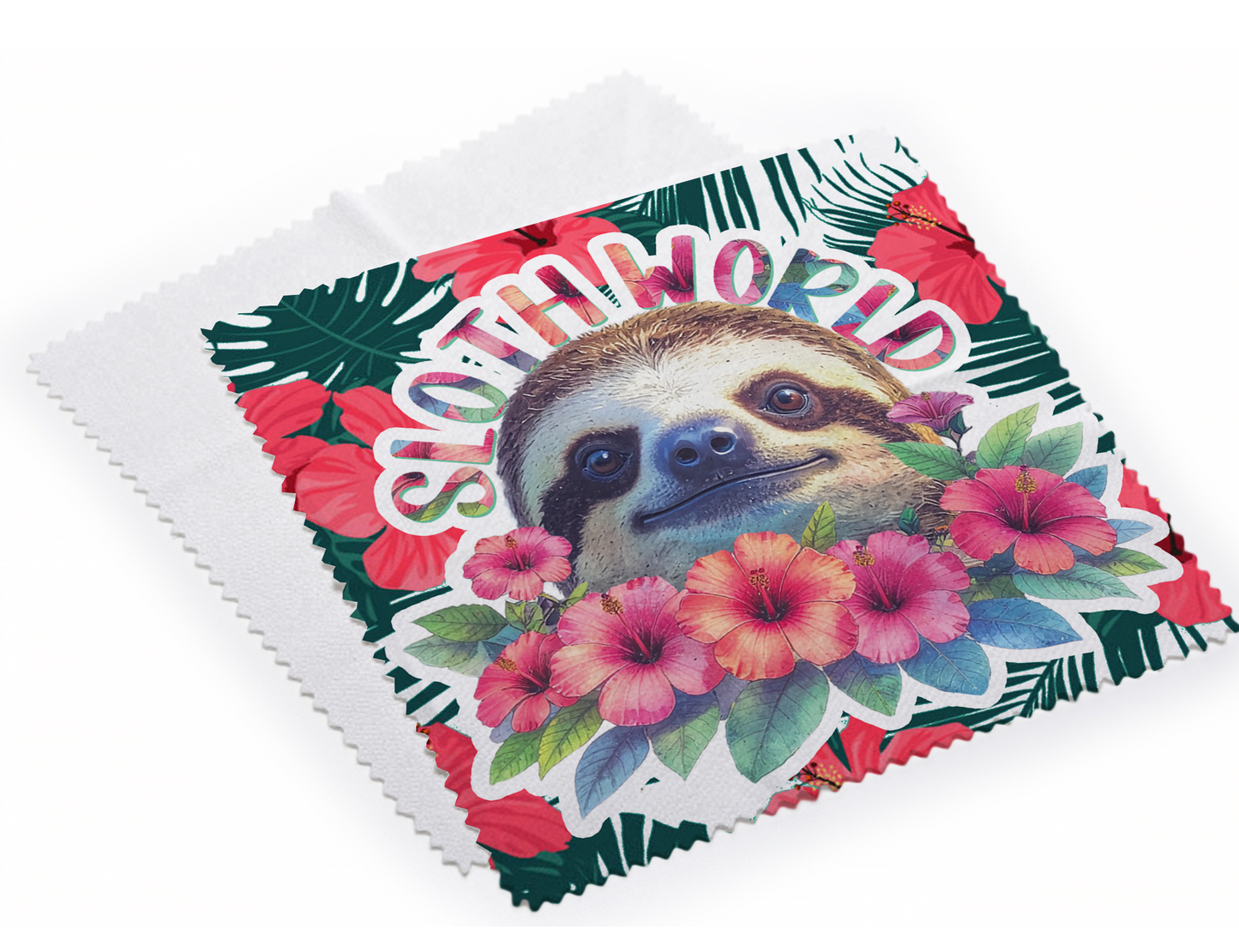 Hibiscus Hangout Microfiber Cleaning Cloth