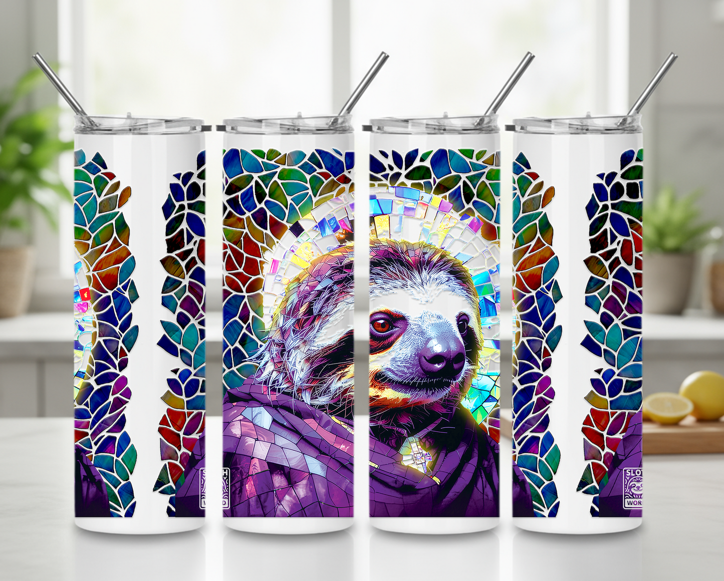 Sloth Serenity 30oz Steel Tumbler