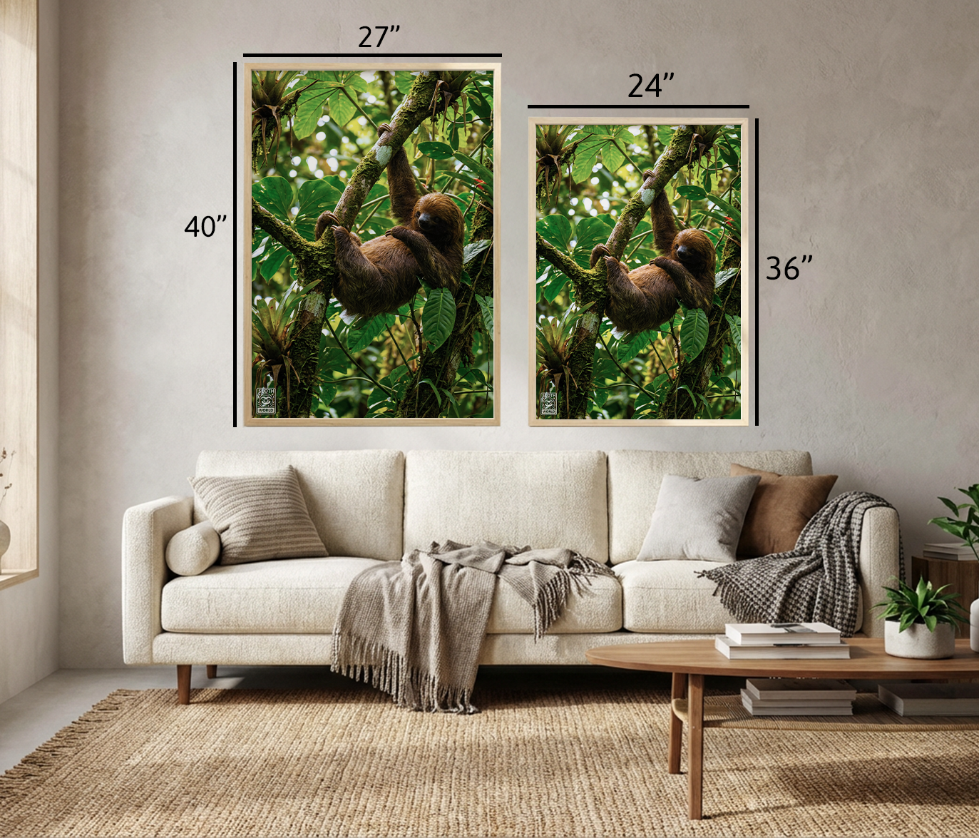 Rainforest Resident Portrait Print
