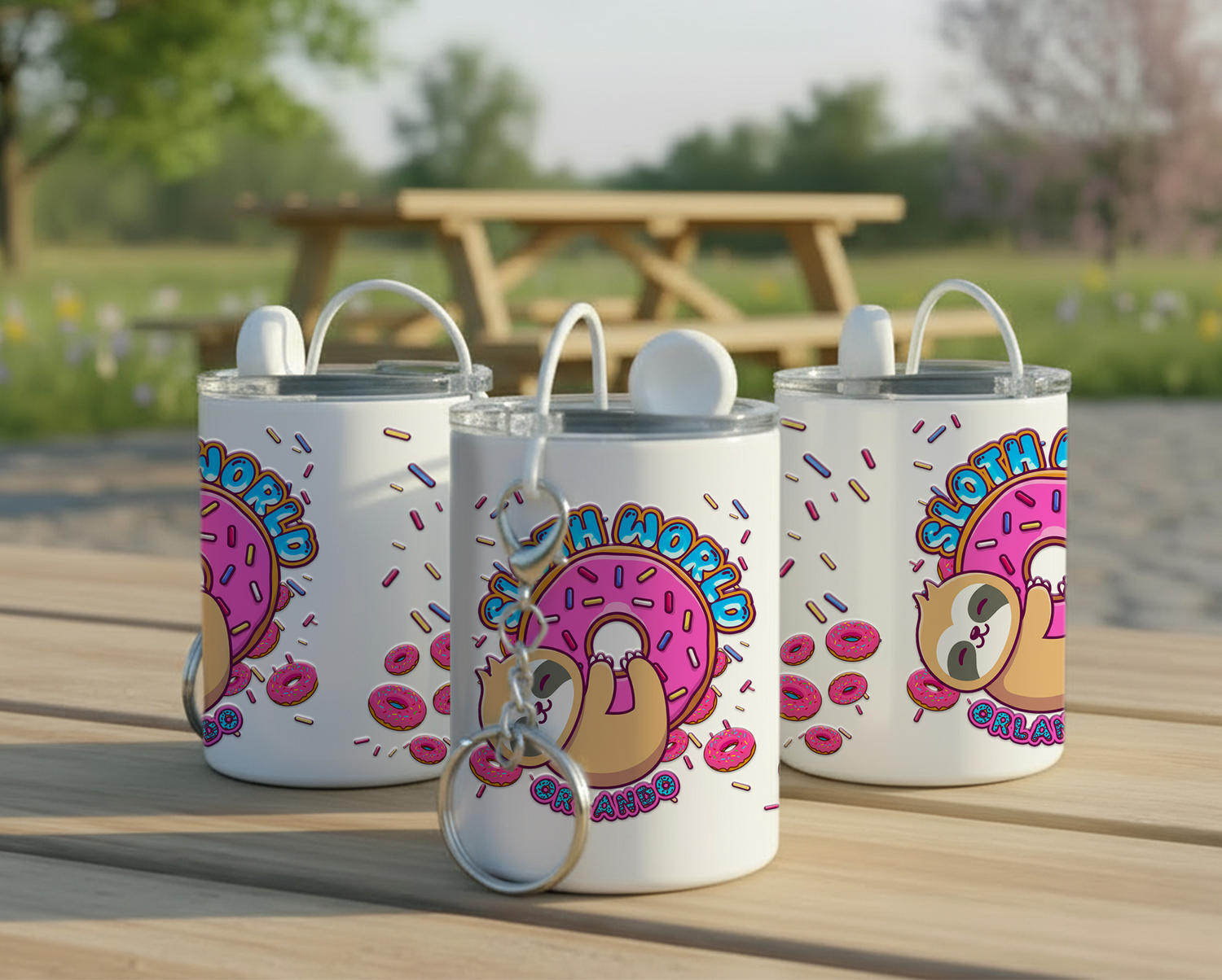 3oz Steel Keychain Mini Tumbler