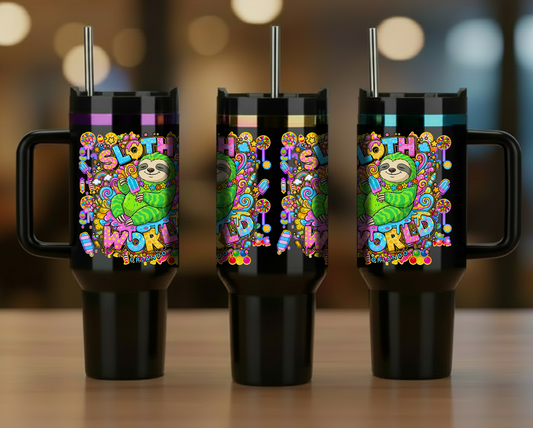 Slothsicle 40oz Steel Tumbler