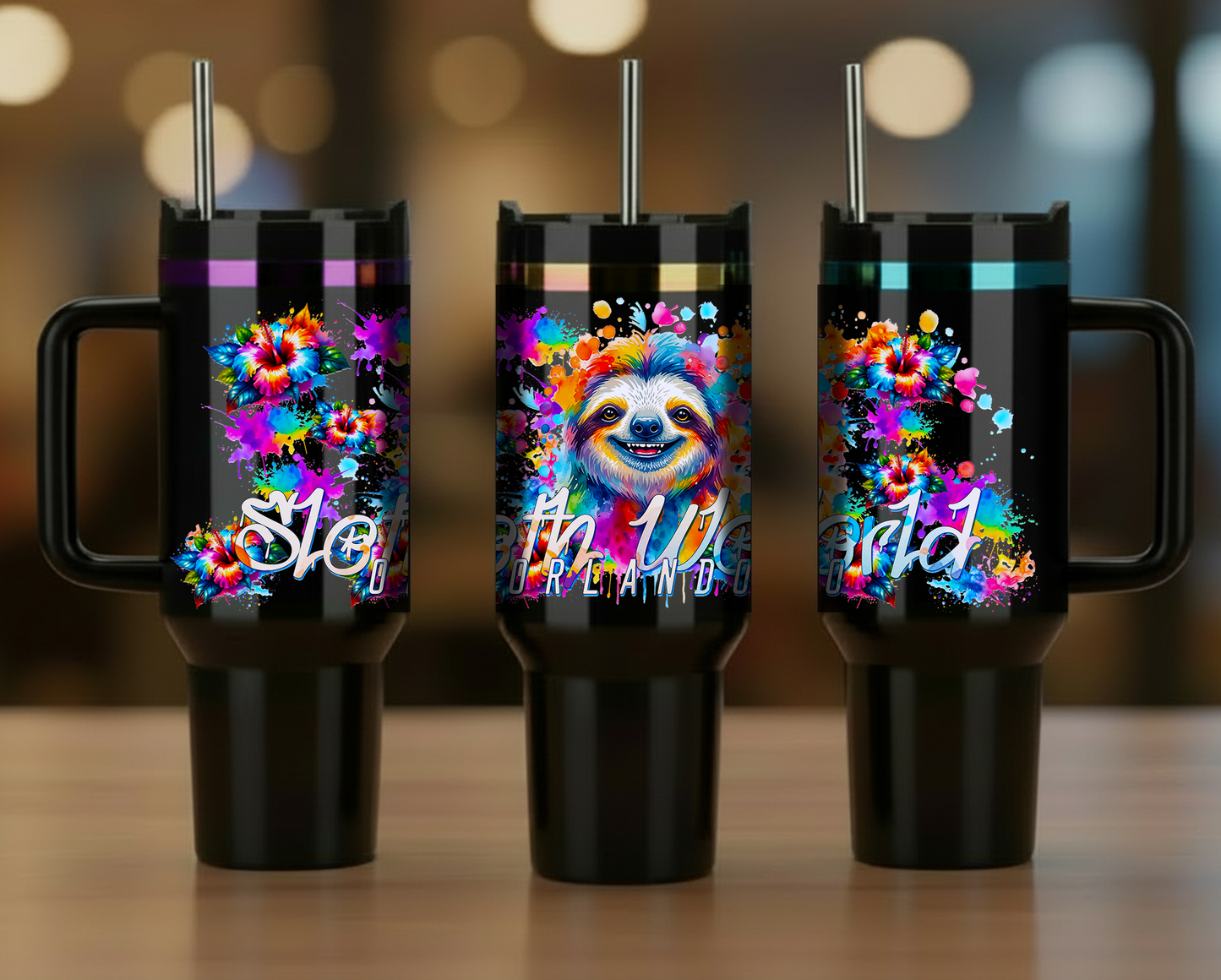 Splash of Happy 40oz Steel Tumbler