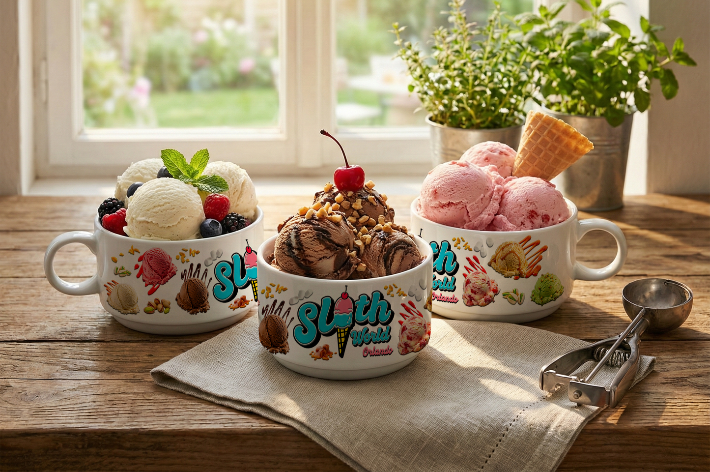 The "Sundae Best" Souvenir Ceramic Bowl (15oz)