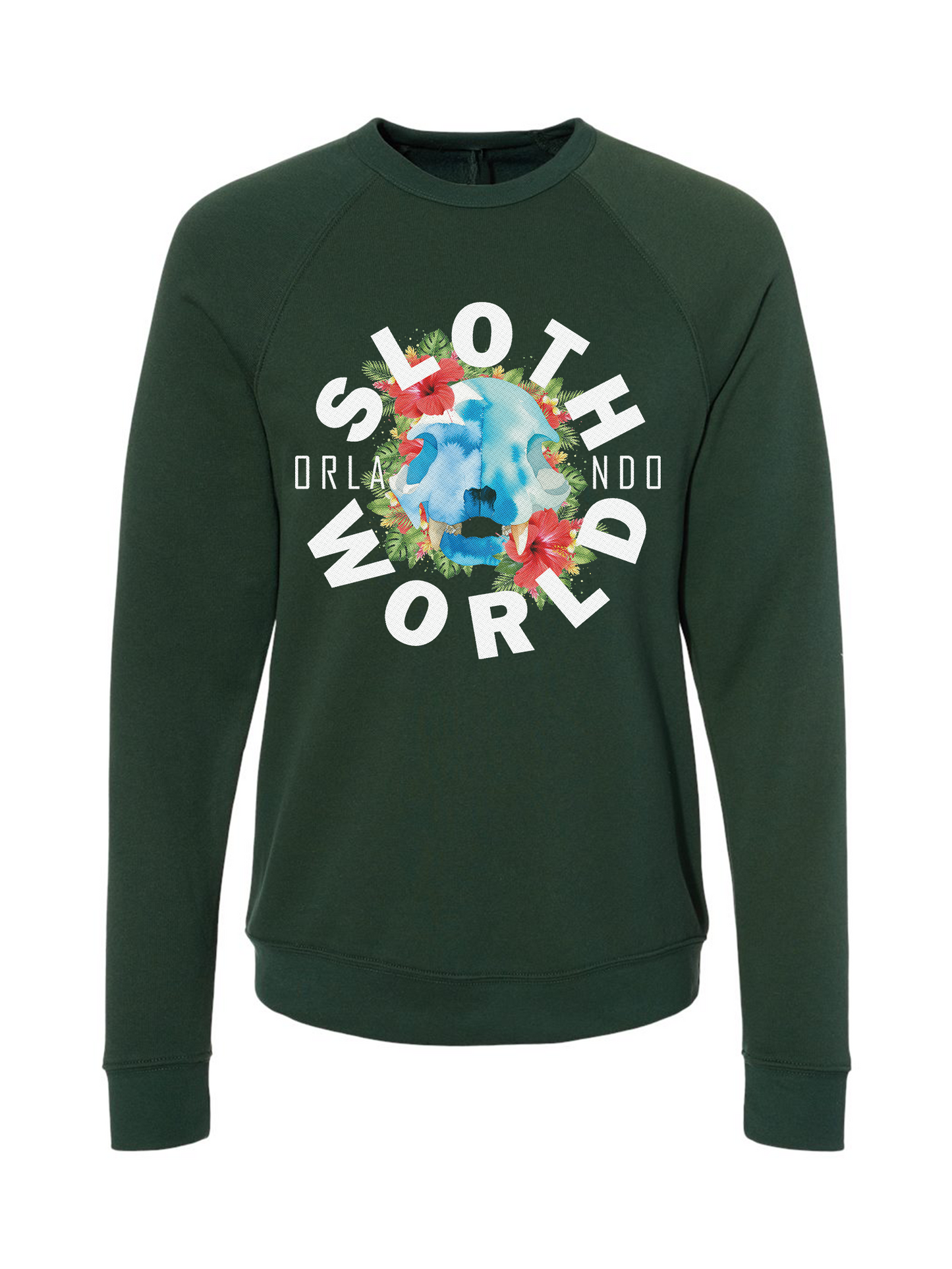 Hibiscus Skull Sweatshirt