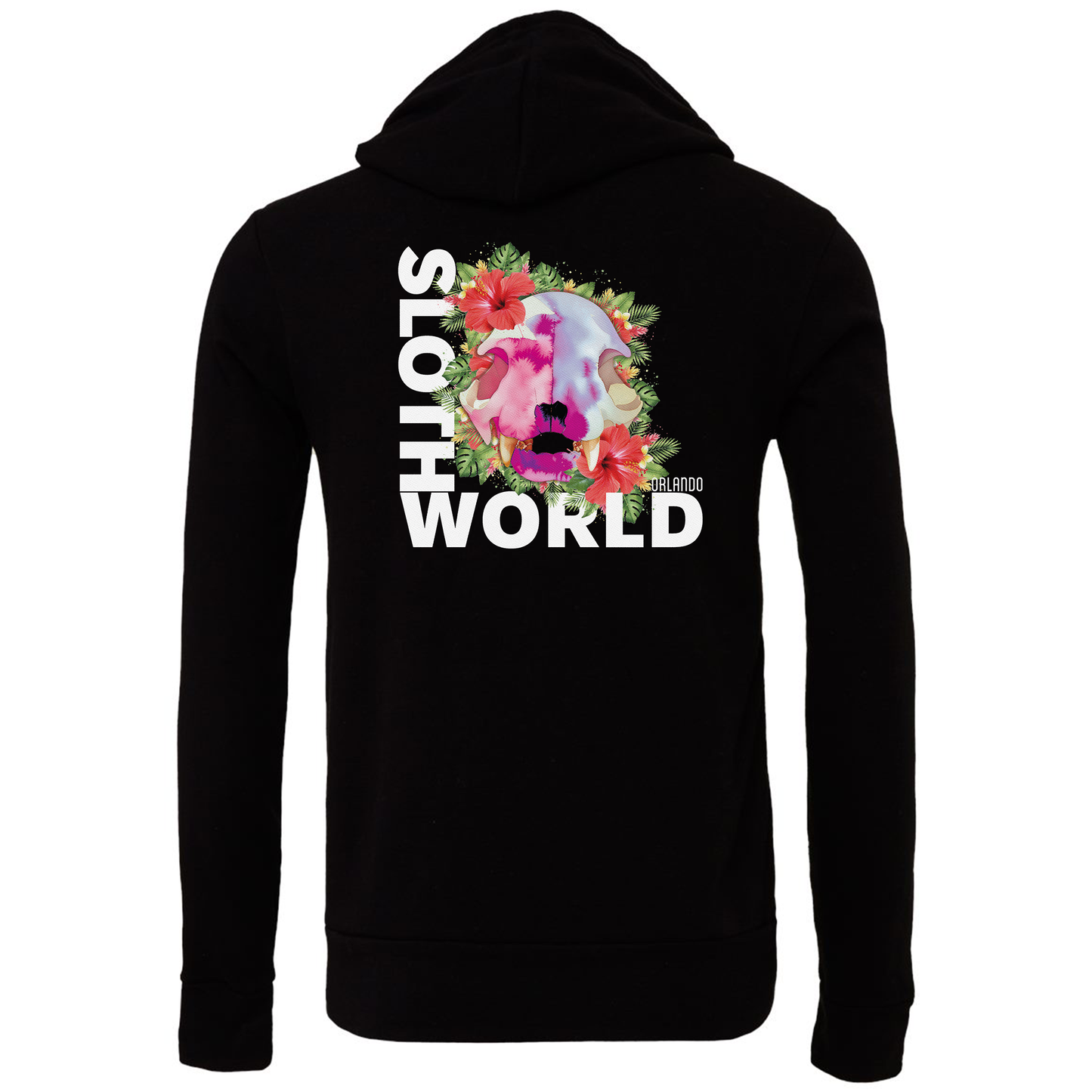 Hibiscus Skull Hoodie