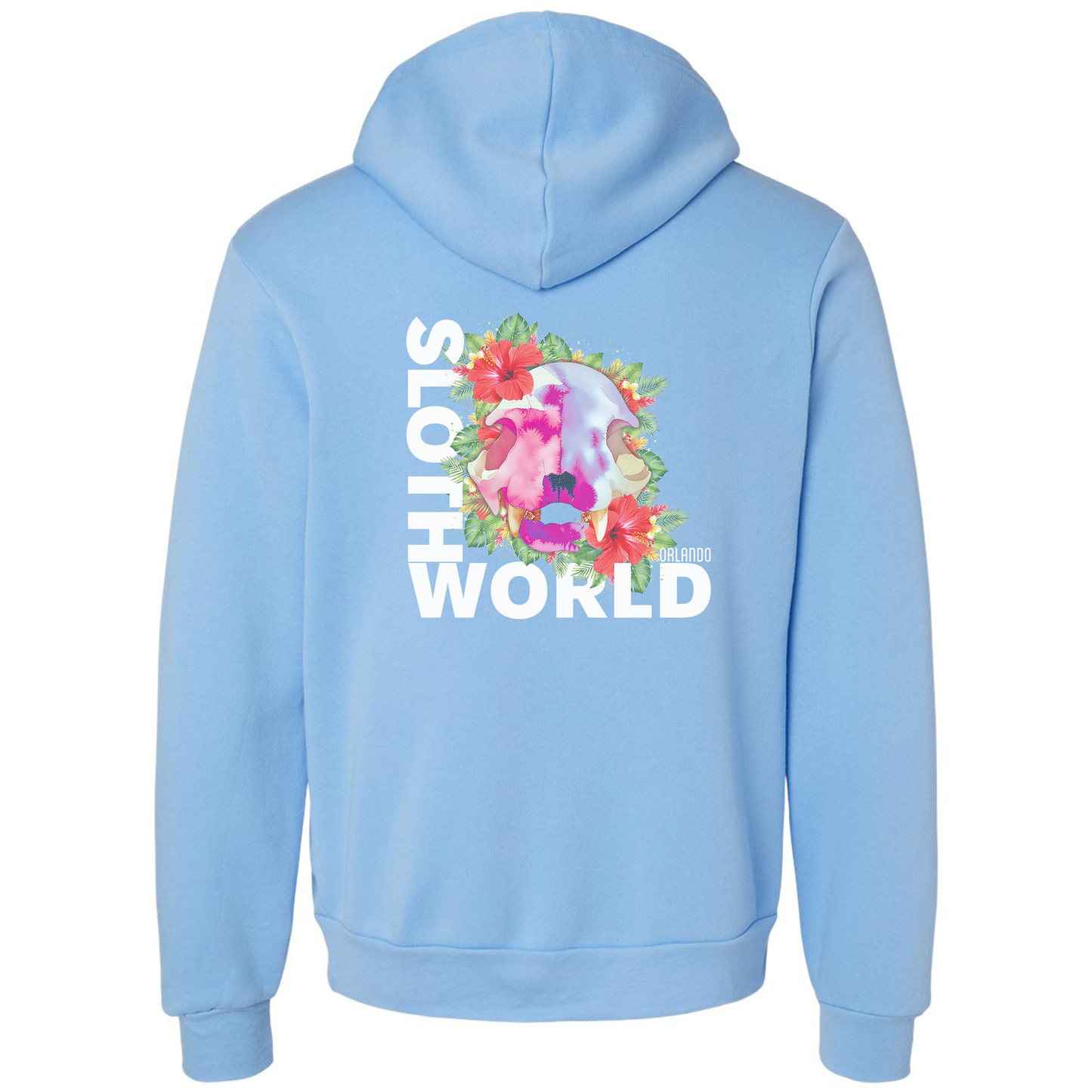 Hibiscus Skull Hoodie