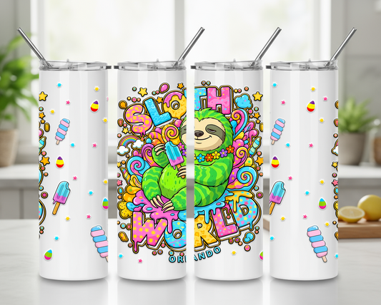 Slothsicle 30oz Steel Tumbler
