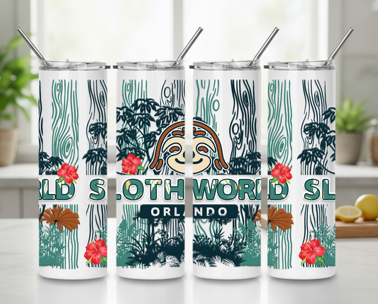 Official Sloth World 30oz Steel Tumbler