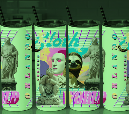 Neon Sunset 20oz Tumbler