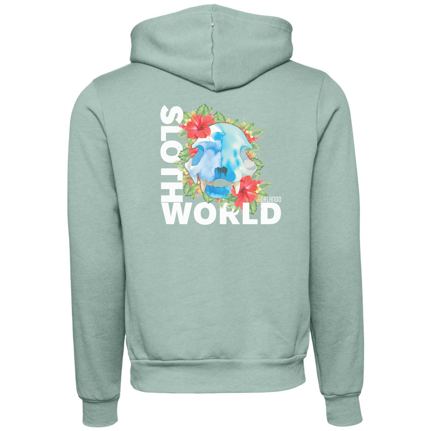 Hibiscus Skull Hoodie