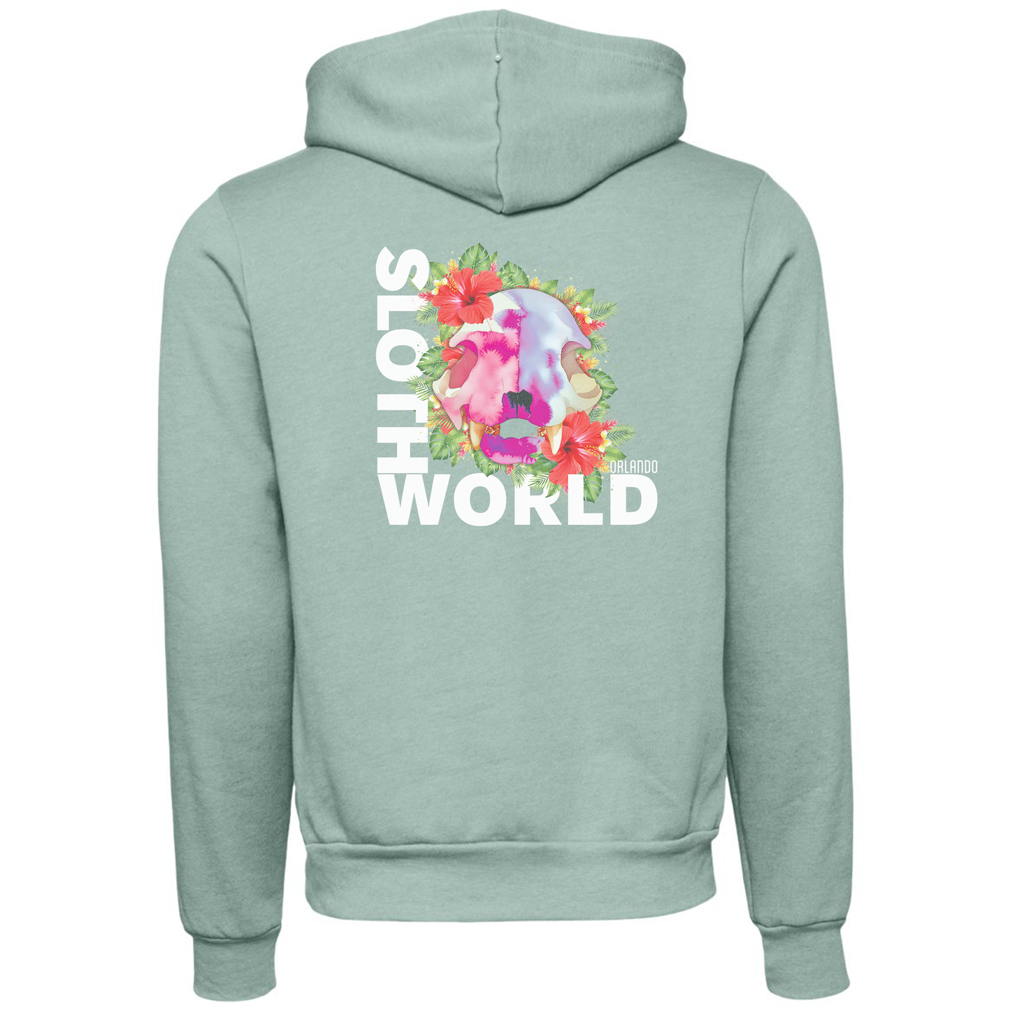 Hibiscus Skull Hoodie