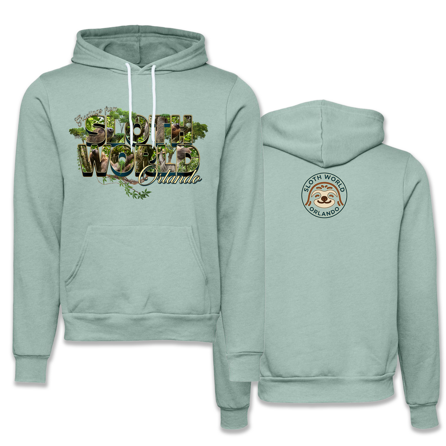 Greetings From Sloth World Unisex Hoodie