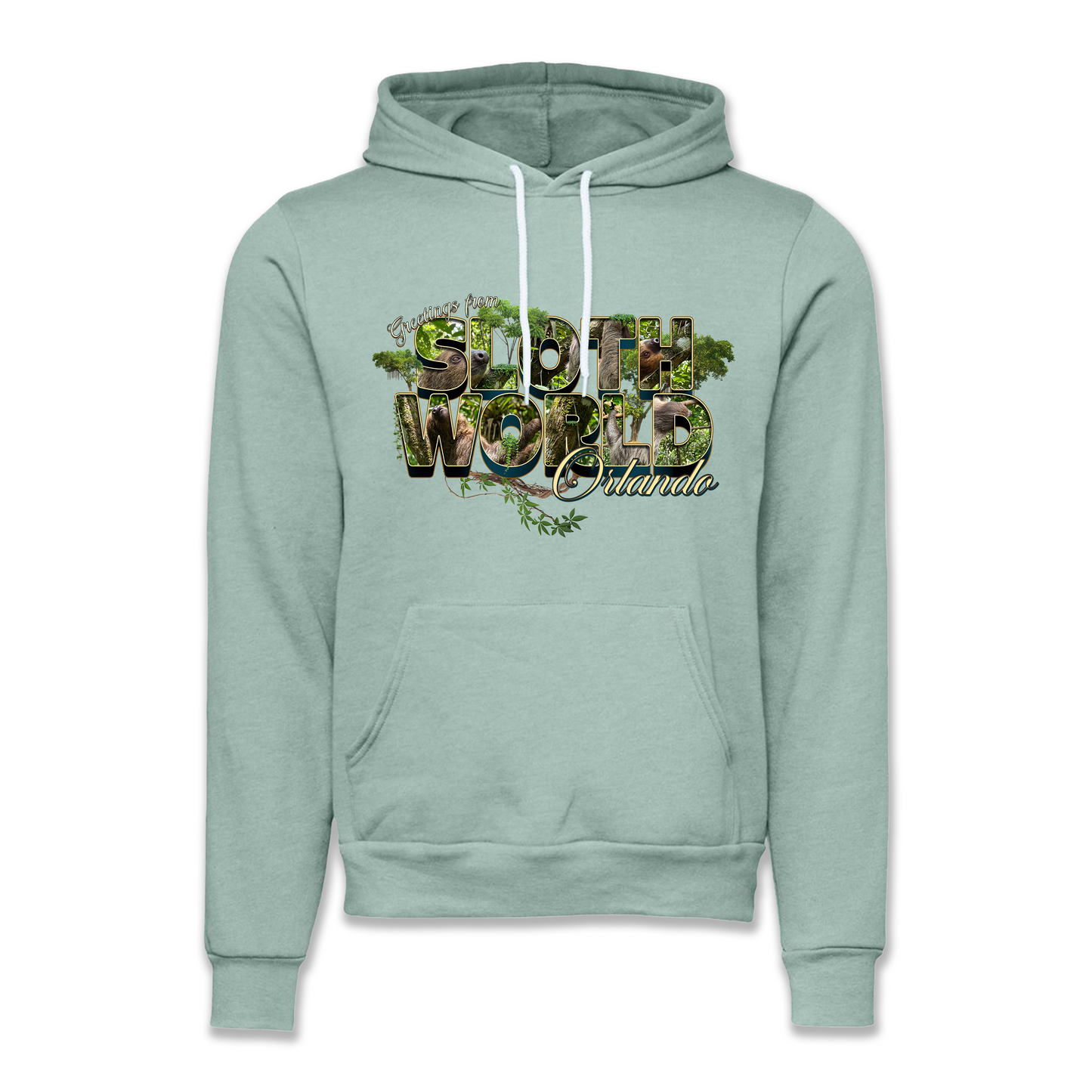 Greetings From Sloth World Unisex Hoodie
