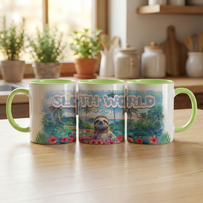 Hibiscus Hangout Ceramic Mug