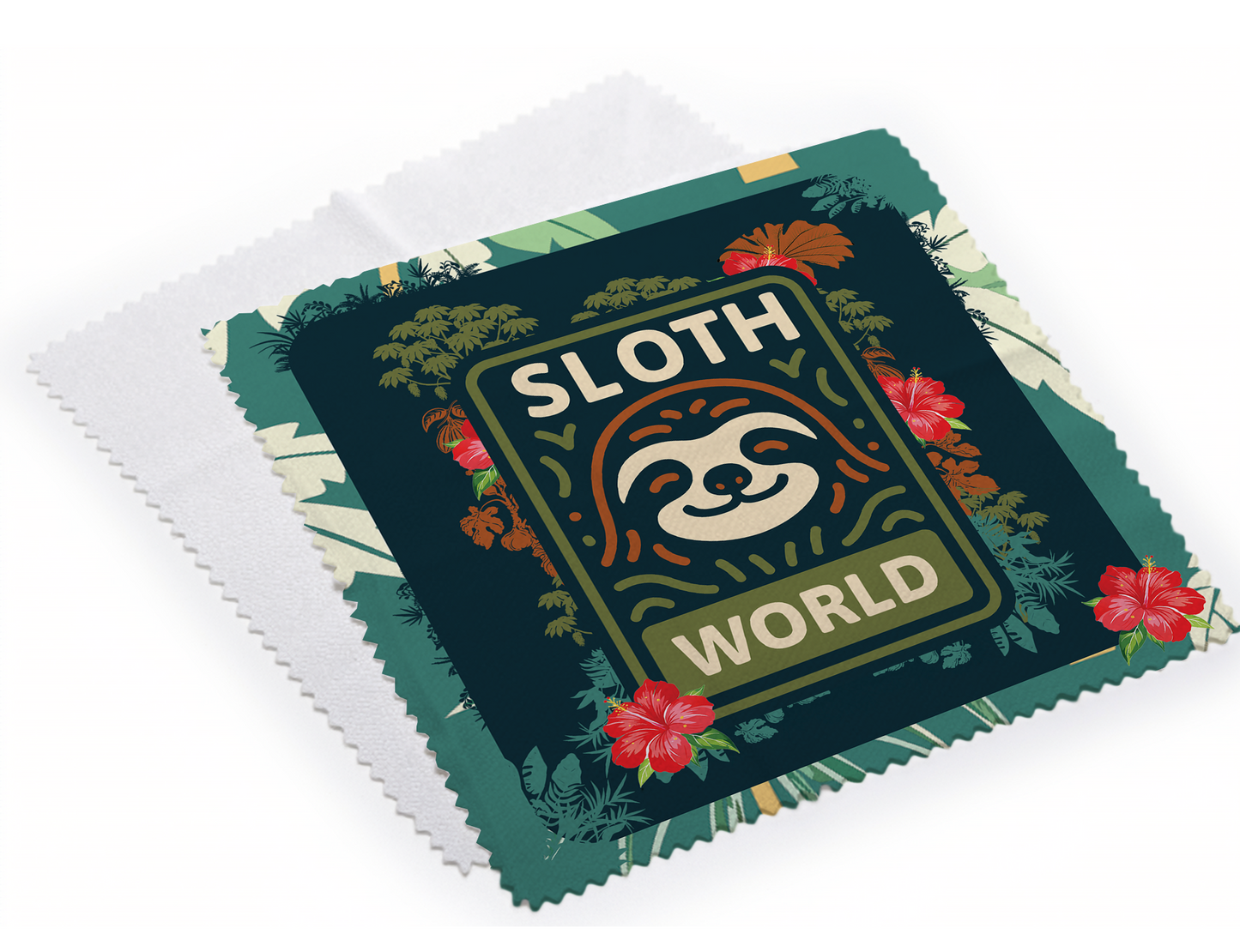 Official Sloth World Microfiber Cleaning Cloth