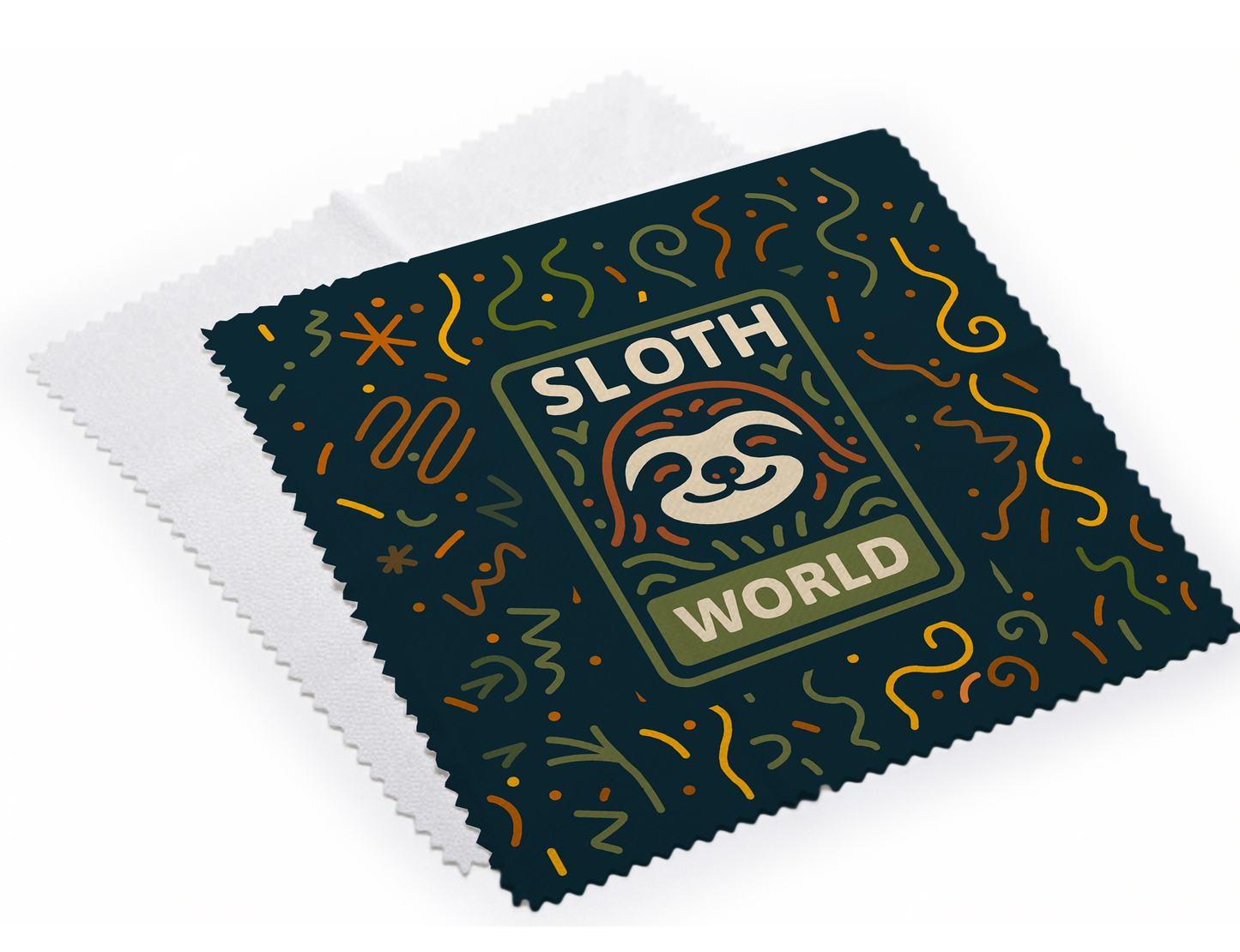 Official Sloth World Microfiber Cleaning Cloth