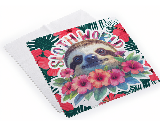 Hibiscus Hangout Microfiber Cleaning Cloth