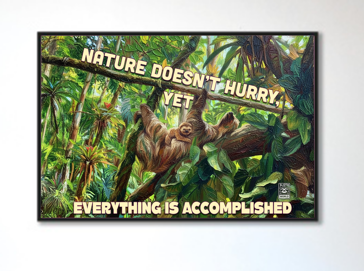 Nature Doesn't Hurry Print