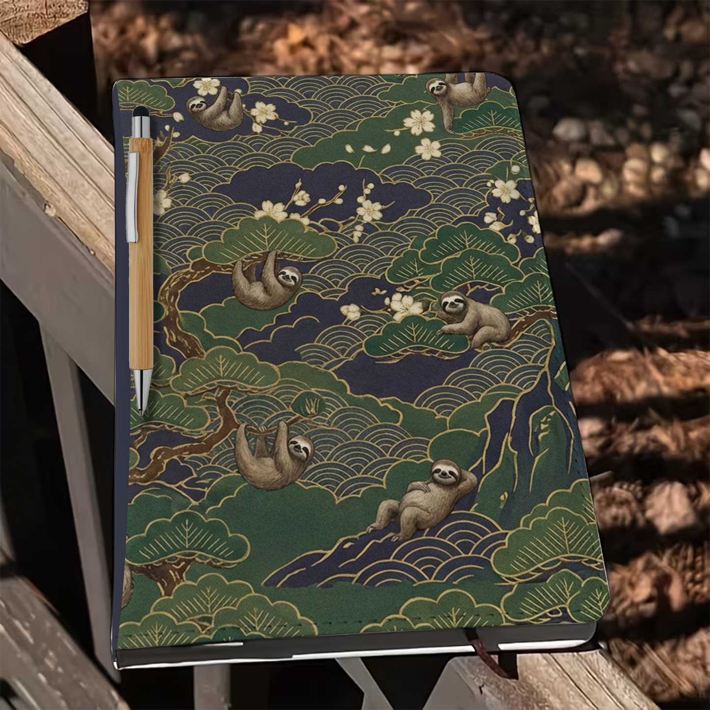 The "Zen Garden" Sloth & Bonsai Journal