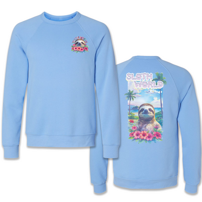 Hibiscus Hangout Unisex Crewneck Sweatshirt