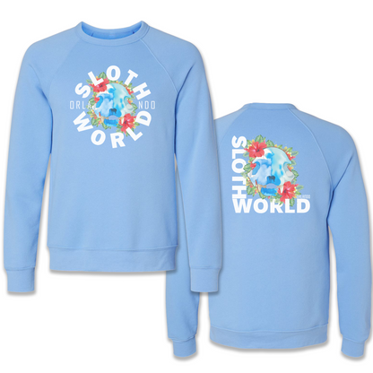 Hibiscus Skull Unisex Crewneck Sweatshirt