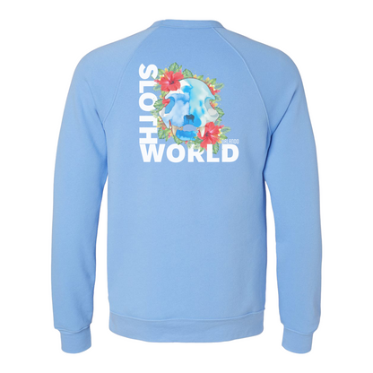 Hibiscus Skull Unisex Crewneck Sweatshirt