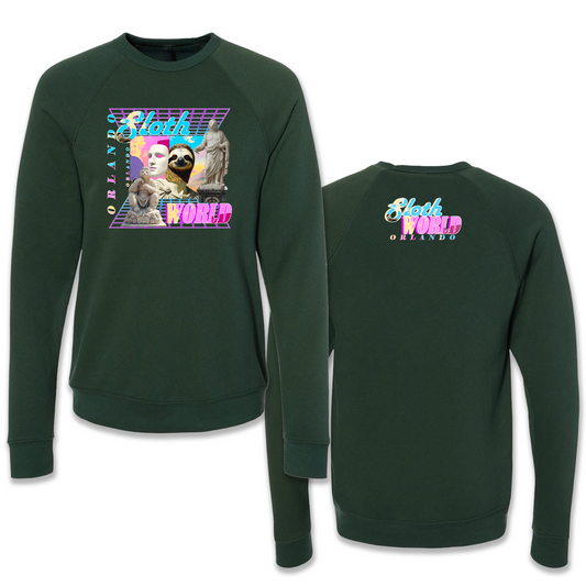 Neon Sunset Unisex Crewneck Sweatshirt