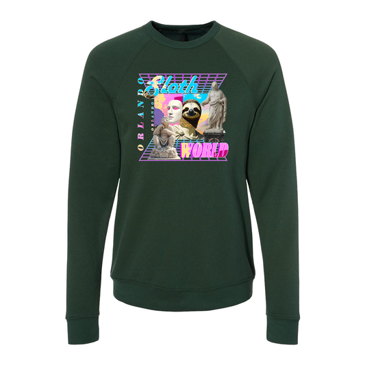 Neon Sunset Unisex Crewneck Sweatshirt