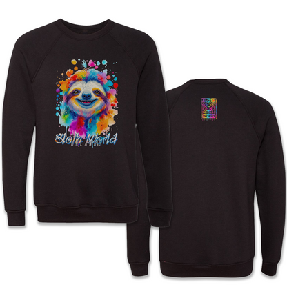 Splash of Happy Unisex Crewneck Sweatshirt