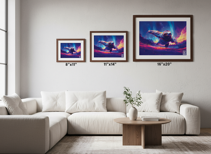 Flowing Dreams: Print Rolled