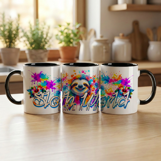 A Splash Of Happy Ceramic Mug