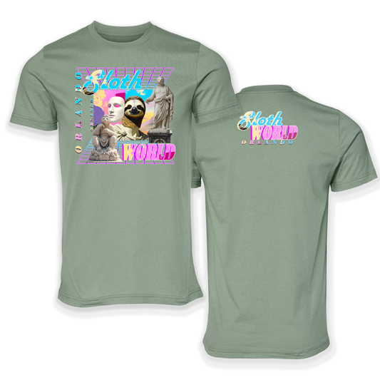 Neon Sunset Retro Unisex T-Shirt