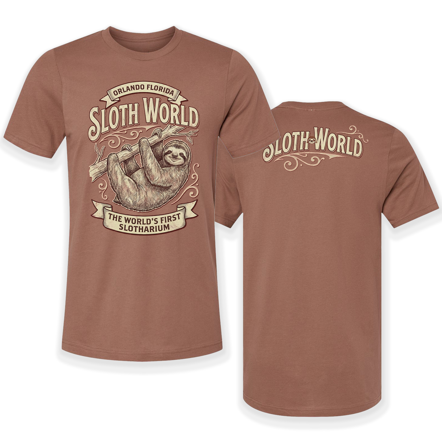The Slow-riginal Sloth World Unisex T-Shirt