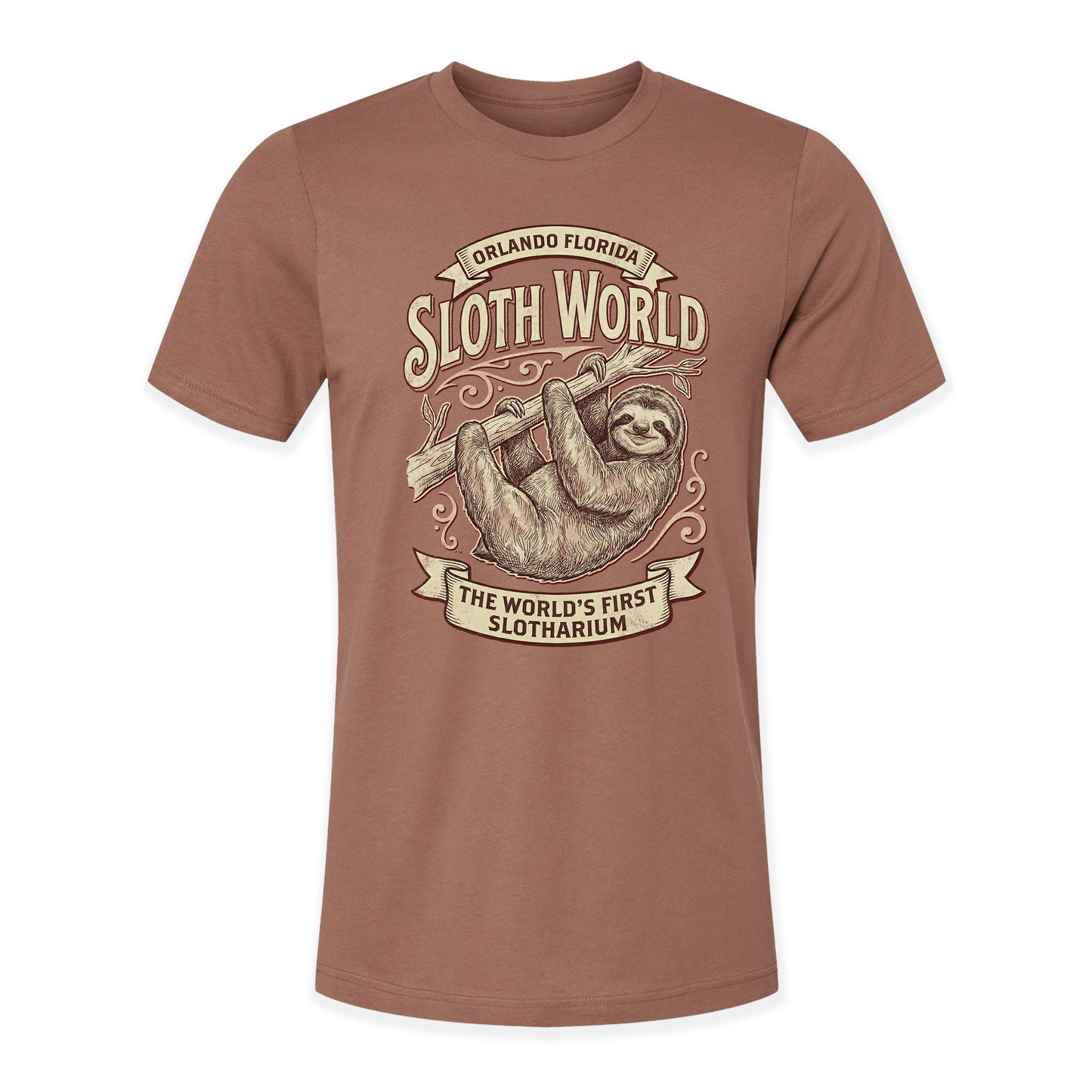 The Slow-riginal Sloth World Unisex T-Shirt