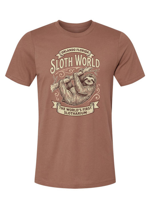 The Slow-riginal Sloth World Unisex T-Shirt