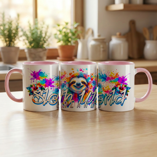 A Splash Of Happy Ceramic Mug