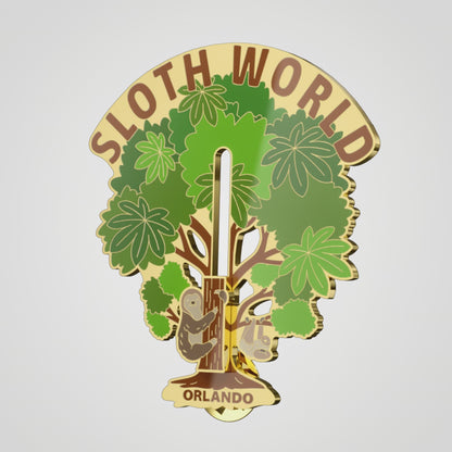 "Climb the Canopy" Sliding Sloth Hard Enamel Collectible Pin