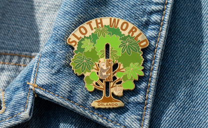 "Climb the Canopy" Sliding Sloth Hard Enamel Collectible Pin